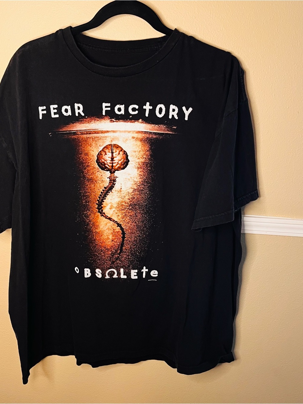 🖤 Fear Factory “Obsolete” Graphic Tee Vintage 1998